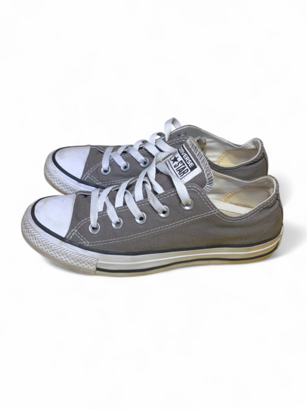 Women's 6 Converse Chuck Taylor All Star Low Top Charcoal Grey